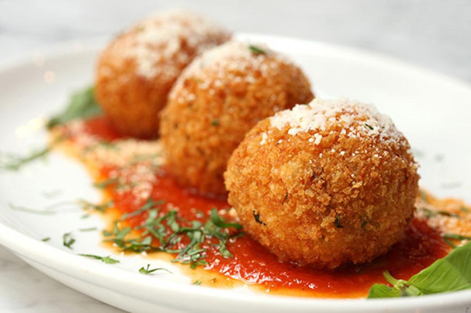 Chef Steven Gallo will serve his passed-down family recipes, including Baby Rice Balls at Galli Restaurant.